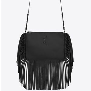 YSL fringed crossbody bag